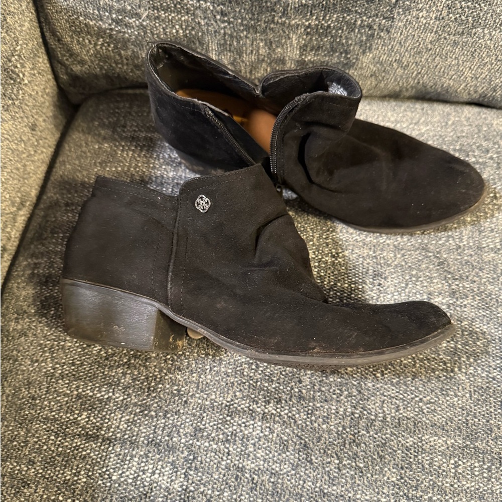 Black Booties. Size 8.